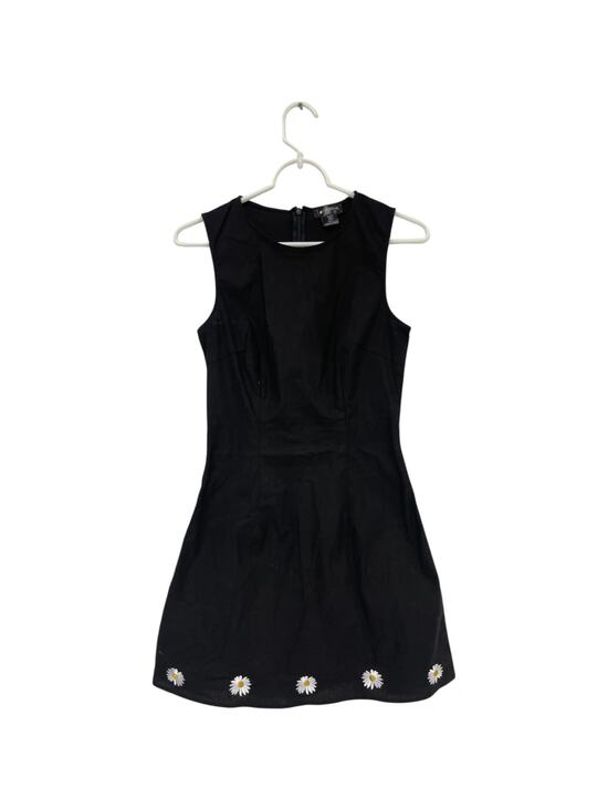 Bright And Beautiful Dresses & Skirts - Bright And Beautiful Sleeveless Dress Womens Size 2 Black Embroidered Back Zip